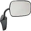 955-1806 Driver or Passenger Side Mirror, Manual Adjust, Non-Heated, Manual Folding, Black, No Signal Light, No Memory, No Puddle Light, No Auto-Dim, No Blind Spot Feature
