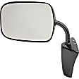 955-1806 Driver or Passenger Side Mirror, Manual Adjust, Non-Heated, Manual Folding, Black, No Signal Light, No Memory, No Puddle Light, No Auto-Dim, No Blind Spot Feature