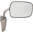 955-1807 Driver or Passenger Side Mirror, Manual Adjust, Non-Heated, Manual Folding, Chrome, No Signal Light, No Memory, No Puddle Light, No Auto-Dimming, No Blind Spot Feature