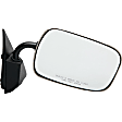 955-1816 Passenger Side Mirror, Manual Adjust, Non-Heated, Manual Folding, Black, No Signal Light, No Memory, No Puddle Light, No Auto-Dim, No Blind Spot Feature