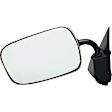 955-1819 Driver Side Mirror, Manual Adjust, Non-Heated, Non-Folding, Chrome, No Signal Light, No Memory, No Puddle Light, No Auto-Dim, No Blind Spot Feature