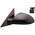 955-1821 Driver Side Mirror, Power Adjust, Non-Heated, Non-Folding, Black, No Signal Light, No Memory, No Puddle Light, No Auto-Dim, No Blind Spot Feature