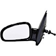 955-1825 Driver Side Mirror, Power Adjust, Non-Heated, Manual Folding, Black, No Signal Light, No Memory, No Puddle Light, No Auto-Dim, No Blind Spot Feature