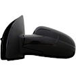 955-1825 Driver Side Mirror, Power Adjust, Non-Heated, Manual Folding, Black, No Signal Light, No Memory, No Puddle Light, No Auto-Dim, No Blind Spot Feature