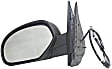 955-1830 Driver Side Mirror, Power Adjust, Heated, Manual Folding, Black, No Signal Light, No Memory, No Puddle Light, No Auto-Dim, No Blind Spot Feature