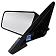 955-183 Driver Side Mirror, Manual Adjust, Non-Heated, Non-Folding, Black, No Signal Light, Without Memory Recall, No Puddle Light, No Auto-Dimming, No Blind Spot Feature