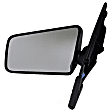 955-183 Driver Side Mirror, Manual Adjust, Non-Heated, Non-Folding, Black, No Signal Light, Without Memory Recall, No Puddle Light, No Auto-Dimming, No Blind Spot Feature