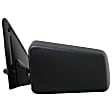 955-183 Driver Side Mirror, Manual Adjust, Non-Heated, Non-Folding, Black, No Signal Light, Without Memory Recall, No Puddle Light, No Auto-Dimming, No Blind Spot Feature