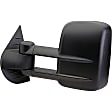 955-1849 Driver Side Mirror, Manual Adjust, Non-Heated, Manual Folding, Black, No Signal Light, Without Memory Recall, No Puddle Light, No Auto-Dimming, With Blind Spot Glass
