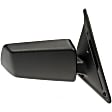955-184 Passenger Side Mirror, Manual Adjust, Non-Heated, Non-Folding, Black, No Signal Light, Without Memory Recall, No Puddle Light, No Auto-Dimming, No Blind Spot Feature