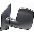 955-1851 Driver Side Mirror, Manual Adjust, Non-Heated, Non-Folding, Black, No Signal Light, No Memory, No Puddle Light, No Auto-Dim, With Blind Spot Detection in Glass