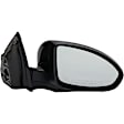 955-1854 Passenger Side Mirror, Power Adjust, Non-Heated, Power Folding, Black, No Signal Light, No Memory, No Puddle Light, No Auto-Dim, No Blind Spot Feature