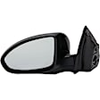 955-1855 Driver Side Mirror, Power Adjust, Non-Heated, Power Folding, Black, No Signal Light, No Memory, No Puddle Light, No Auto-Dim, No Blind Spot Feature