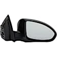 955-1856 Passenger Side Mirror, Power Adjust, Heated, Power Folding, Black, No Signal Light, No Memory, No Puddle Light, No Auto-Dim, No Blind Spot Feature