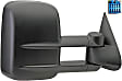 955-1862 Passenger Side Mirror, Power Adjust, Heated, Power Folding, Black, No Signal Light, No Memory, No Auto-Dim