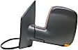 955-1865 Driver Side Mirror, Power Adjust, Heated, Power Folding, Black, No Signal Light, No Memory, No Puddle Light, No Auto-Dim, No Blind Spot Feature