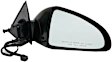 955-1871 Coupe Passenger Side Mirror, Power Adjust, Non-Heated, Non-Folding, Black, No Signal Light, No Memory, No Puddle Light, No Auto-Dim, No Blind Spot Feature