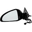 955-1872 Coupe Driver Side Mirror, Power Adjust, Non-Heated, Non-Folding, Black, No Signal Light, No Memory, No Puddle Light, No Auto-Dim, No Blind Spot Feature