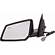 955-1885 Driver Side Mirror, Power Adjust, Heated, Power Folding, Black, No Signal Light, No Memory, No Puddle Light, No Auto-Dim, No Blind Spot Feature