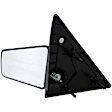 955-193 Driver Side Mirror, Manual Adjust, Non-Heated, Manual Folding, Black, No Signal Light, Without Memory Recall, No Puddle Light, No Auto-Dimming, No Blind Spot Feature