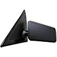 955-193 Driver Side Mirror, Manual Adjust, Non-Heated, Manual Folding, Black, No Signal Light, Without Memory Recall, No Puddle Light, No Auto-Dimming, No Blind Spot Feature