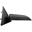 955-194 Passenger Side Mirror, Manual Adjust, Non-Heated, Manual Folding, Black, No Signal Light, Without Memory Recall, No Puddle Light, No Auto-Dimming, No Blind Spot Feature