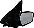 955-1992 Passenger Side Mirror, Power Adjust, Heated, Non-Folding, Black, No Signal Light, No Memory, No Puddle Light, No Auto-Dim, No Blind Spot Feature