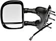 955-2005 Driver Side Mirror, Power Adjust, Non-Heated, Power Folding, Black, No Signal Light, No Memory, No Auto-Dim