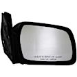 955-209 Passenger Side Mirror, Manual Adjust, Non-Heated, Non-Folding, Black, No Signal Light, Without Memory Recall, No Puddle Light, No Auto-Dimming, No Blind Spot Feature