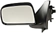 955-223 Driver Side Mirror, Manual Adjust, Non-Heated, Manual Folding, Black, No Signal Light, No Memory, No Puddle Light, No Auto-Dim, No Blind Spot Feature