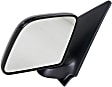 955-223 Driver Side Mirror, Manual Adjust, Non-Heated, Manual Folding, Black, No Signal Light, No Memory, No Puddle Light, No Auto-Dim, No Blind Spot Feature