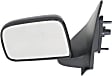955-223 Driver Side Mirror, Manual Adjust, Non-Heated, Manual Folding, Black, No Signal Light, No Memory, No Puddle Light, No Auto-Dim, No Blind Spot Feature