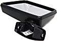 955-225 Driver Side Mirror, Manual Adjust, Non-Heated, Manual Folding, Black, No Signal Light, Without Memory Recall, No Puddle Light, No Auto-Dimming, No Blind Spot Feature