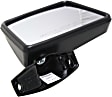 955-226 Passenger Side Mirror, Manual Adjust, Non-Heated, Manual Folding, Black, No Signal Light, Without Memory Recall, No Puddle Light, No Auto-Dimming, No Blind Spot Feature