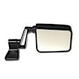955-232 Passenger Side Mirror, Manual Adjust, Non-Heated, Manual Folding, Black, No Signal Light, Without Memory Recall, No Puddle Light, No Auto-Dimming, No Blind Spot Feature