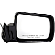 955-233 Passenger Side Mirror, Manual Adjust, Non-Heated, Non-Folding, Black, No Signal Light, No Memory, No Puddle Light, No Auto-Dim, No Blind Spot Feature