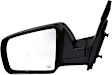 955-2343 Driver Side Mirror, Power Adjust, Heated, Power Folding, Black, No Signal Light, No Memory, No Auto-Dim