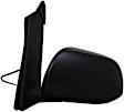 955-2363 Driver Side Mirror, Power Adjust, Non-Heated, Power Folding, Black, No Signal Light, No Memory, No Auto-Dim