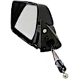 955-238 Driver Side Mirror, Manual Adjust, Non-Heated, Non-Folding, Black, No Signal Light, No Memory, No Puddle Light, No Auto-Dim, No Blind Spot Feature