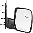 955-2399 Driver Side Mirror, Power Adjust, Non-Heated, Power Folding, Black, No Signal Light, No Memory, No Puddle Light, No Auto-Dim, No Blind Spot Feature