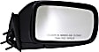 955-240 Passenger Side Mirror, Manual Adjust, Non-Heated, Non-Folding, Black, No Signal Light, No Memory, No Puddle Light, No Auto-Dim, No Blind Spot Feature
