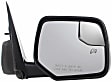 955-2448 Passenger Side Mirror, Power Adjust, Heated, Power Folding, Black, No Signal Light, No Memory, No Puddle Light, No Auto-Dim, No Blind Spot Feature