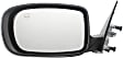 955-2453 Driver Side Mirror, Power Adjust, Heated, Power Folding, Black, No Signal Light, No Memory, No Puddle Light, No Auto-Dim, No Blind Spot Feature