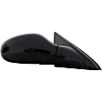 955-254 Passenger Side Mirror, Power Adjust, Heated, Manual Folding, Black, No Signal Light, No Memory, No Puddle Light, No Auto-Dim, No Blind Spot Feature