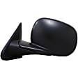 955-255 Driver Side Mirror, Manual Adjust, Non-Heated, Manual Folding, Black, No Signal Light, No Memory, No Puddle Light, No Auto-Dim, No Blind Spot Feature