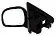 955-257 Driver Side Mirror, Power Adjust, Heated, Manual Folding, Black, No Signal Light, Without Memory Recall, No Puddle Light, No Auto-Dimming, No Blind Spot Feature