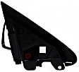 955-257 Driver Side Mirror, Power Adjust, Heated, Manual Folding, Black, No Signal Light, Without Memory Recall, No Puddle Light, No Auto-Dimming, No Blind Spot Feature