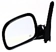 955-257 Driver Side Mirror, Power Adjust, Heated, Manual Folding, Black, No Signal Light, Without Memory Recall, No Puddle Light, No Auto-Dimming, No Blind Spot Feature