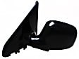 955-257 Driver Side Mirror, Power Adjust, Heated, Manual Folding, Black, No Signal Light, Without Memory Recall, No Puddle Light, No Auto-Dimming, No Blind Spot Feature