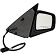 955-262 Passenger Side Mirror, Power Adjust, Non-Heated, Manual Folding, Black, No Signal Light, No Memory, No Puddle Light, No Auto-Dim, No Blind Spot Feature